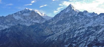 view-of-Annapurna-I---khopra-trek 