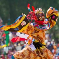 Bhutanese-Mask-Dance-Costume 